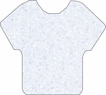 Siser Glitter White 12x12 sheet (HTV) (11.80 Actual)